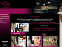 Tablet Screenshot of bayda-mariage.com